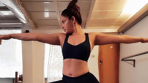 Actor Neetu Chandra feels that yoga balances my physical and mental stability, which is very important in today’s hectic life (HTPHOTO) Actor Neetu Chandra feels that yoga balances my physical and mental stability, which is very important in today’s hectic life (HTPHOTO)