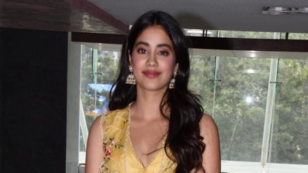 Janhvi Kapoor is busy promoting her first film Dhadak.(Viral Bhayani)