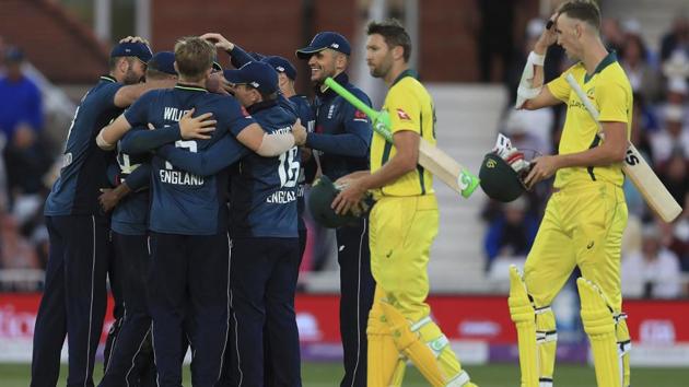 Australia lost to England by 242 runs in the third ODI at Trent Bridge on Tuesday.(AP)