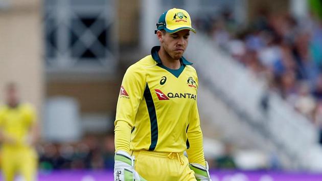 Tim Paine’s Australia lost to England by 242 runs in the third ODI at Trent Bridge on Tuesday.(Action Images via Reuters)