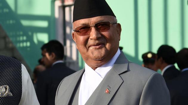 Nepali Prime Minister KP Sharma Oli is in Beijing for an official visit to China.(AFP)