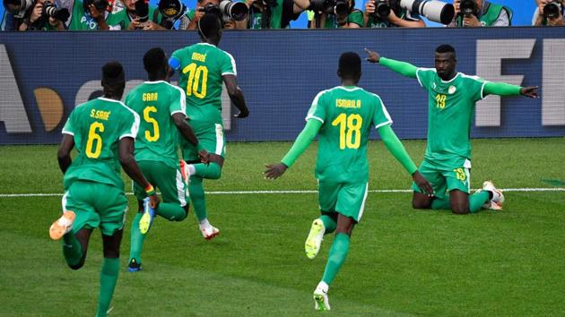 Senegal stunned Poland 2-1 in their opening FIFA World Cup clash at the Spartak Stadium in Moscow on Tuesday.(AFP)