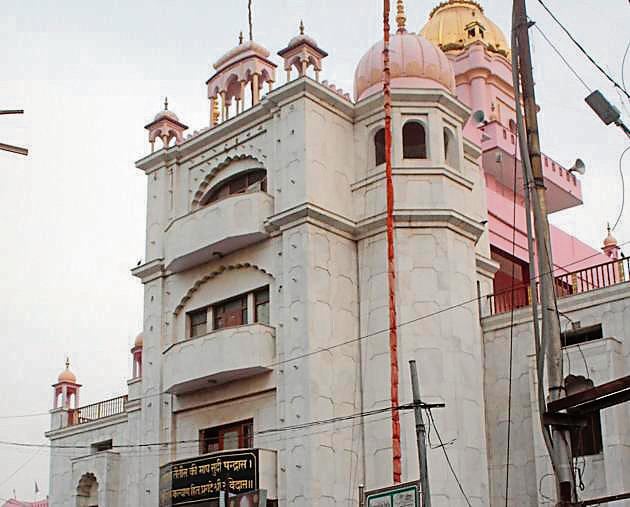 Sant Ravidas temple in Seer Goverdhanpur area in Varanasi.(HT Photo)