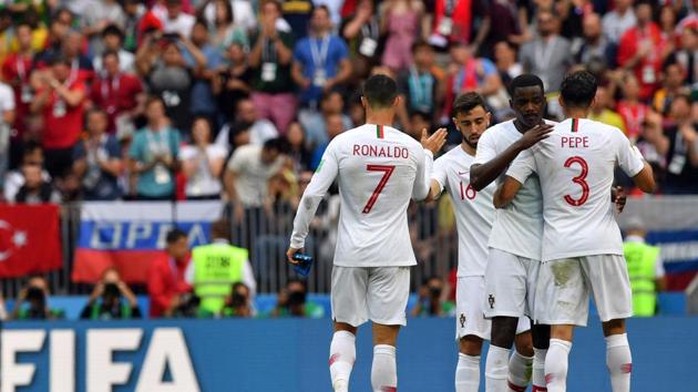 POrtugal secured a 1-0 win over Morocco but their left-side attack was a weak spot in the FIFA World Cup 2018 encounter.(AFP)