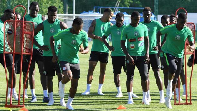 Nigeria will look to register their first win in FIFA World Cup 2018 when they face Iceland on Friday.(AFP)