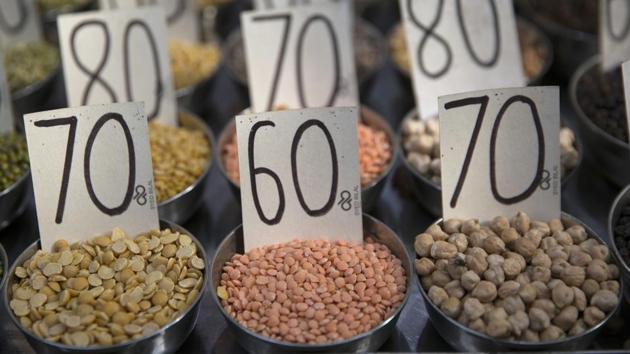 India raised tariffs on a slew of items in retaliation of the US imposing higher levies on some products shipped from the country, echoing steps taken by China, the European Union and other trading partners. The import duty on chickpeas and Bengal gram has been increased to 60%, while that on lentils has been hiked to 30%. (Ruhani Kaur / Bloomberg File)