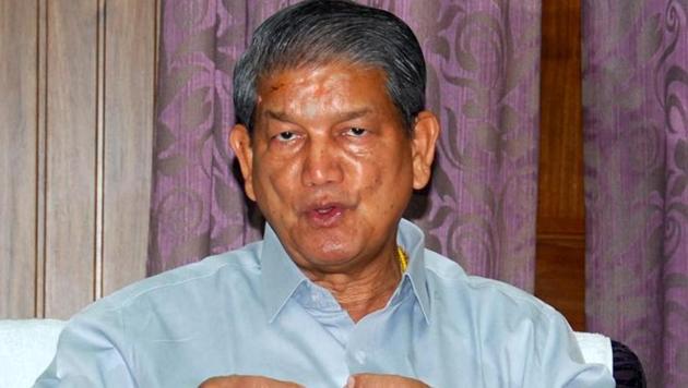 Former chief minister Harish Rawat.(HT Photo)