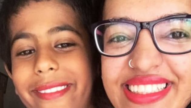 Boy, 9, was bullied for wearing lipstick(Twitter)