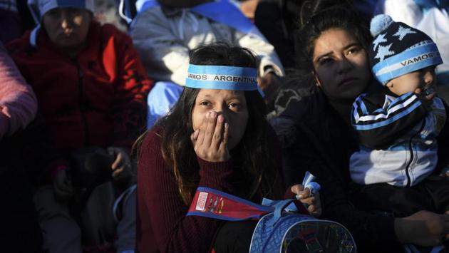 A fierce post-mortem was already under way in Argentina, where the press tore into Messi and his team. (AFP) A fierce post-mortem was already under way in Argentina, where the press tore into Messi and his team. (AFP)