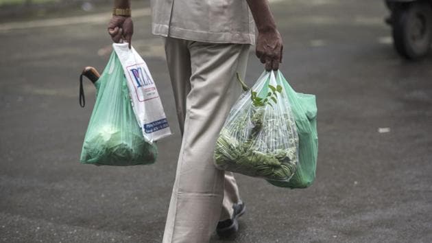 The plastic ban will be effective from June 24.(Satish Bate/HT Photo)