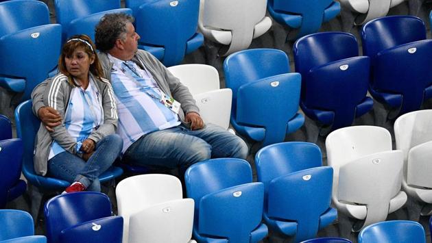 Catastrophe against Croatia, Argentina disappoints and is on the way out of the World Cup,” the Clarin newspaper wrote on its website. (AFP) Catastrophe against Croatia, Argentina disappoints and is on the way out of the World Cup,” the Clarin newspaper wrote on its website. (AFP)