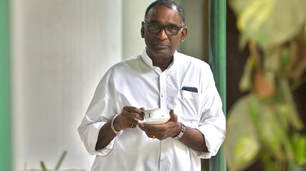 Retired Supreme Court judge Jasti Chelameswar at his residence in Tuglak Road, New Delhi, India, on Wednesday, June 20, 2018.(Raj K Raj/ Hindustan Times) Retired Supreme Court judge Jasti Chelameswar at his residence in Tuglak Road, New Delhi, India, on Wednesday, June 20, 2018.(Raj K Raj/ Hindustan Times)