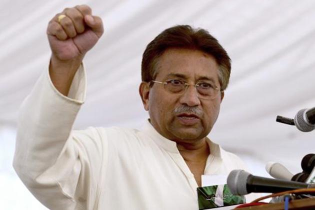 In this Monday, April 15, 2013 file photo, Pakistan's former President and military ruler Pervez Musharraf addresses his party supporters at his house in Islamabad, Pakistan. (AP File Photo) In this Monday, April 15, 2013 file photo, Pakistan's former President and military ruler Pervez Musharraf addresses his party supporters at his house in Islamabad, Pakistan. (AP File Photo)