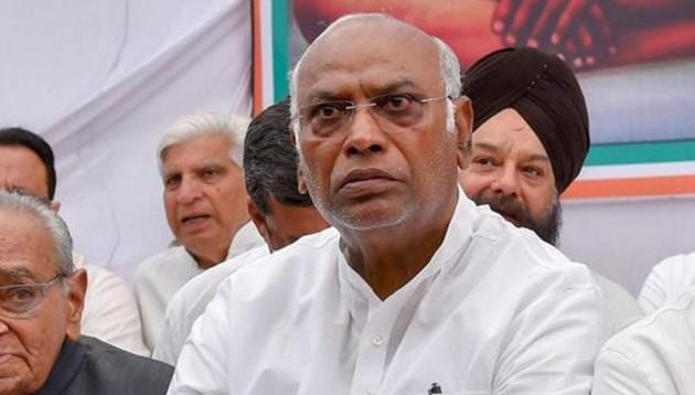 Mallikarjun Kharge (pictured) is the leader of the Congress in Lok Sabha.(PTI) Mallikarjun Kharge (pictured) is the leader of the Congress in Lok Sabha.(PTI)