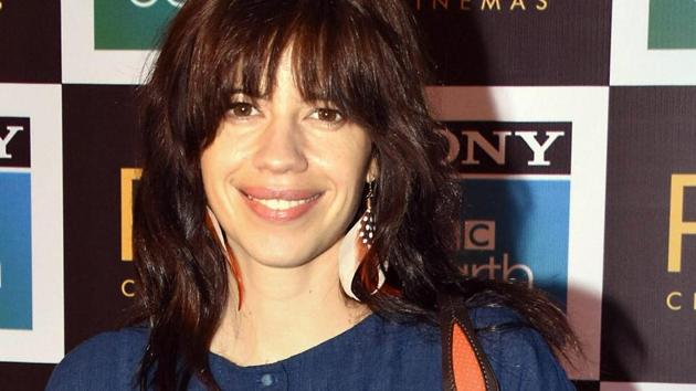 Kalki Koechlin at the first ever Blue Carpet theatrical screening in India of Blue Planet II by Sony BBC Earth.(PTI) Kalki Koechlin at the first ever Blue Carpet theatrical screening in India of Blue Planet II by Sony BBC Earth.(PTI)