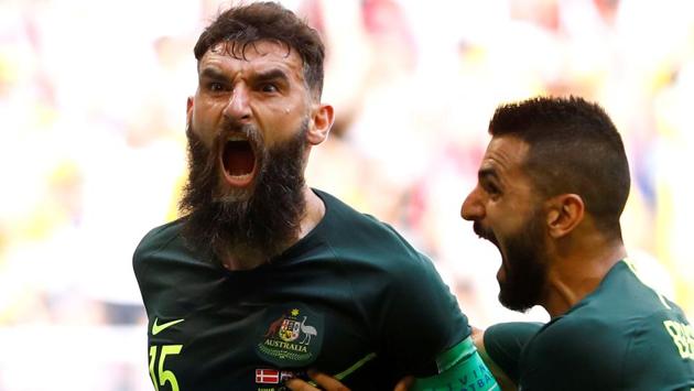But Australia evened it out when Mile Jedinak put the ball into the back of the net. (REUTERS)
