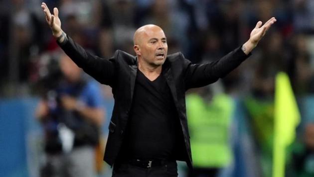 Argentina national football team coach Jorge Sampaoli was criticised from many quarters for his tactics.(REUTERS)