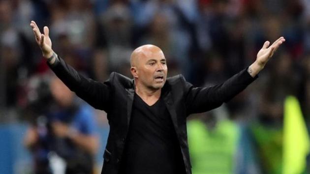 Argentina coach Jorge Sampaoli has been criticised for his tactics at the FIFA World Cup 2018(REUTERS)