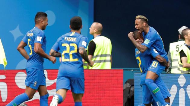 Get highlights of Brazil vs Costa Rica, FIFA World Cup 2018 Group E match, here.Brazil win their first World Cup match in four as Costa Rica are eliminated.(REUTERS)