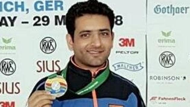 The individual category of the three-position rifle event saw Chain Singh shoot for gold with a score of 452.6.(Twitter)