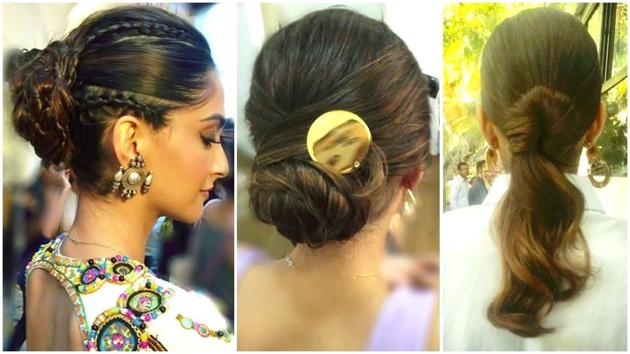 Bridetobe Sonam Kapoors stunning hairdos From twisted knots to braided  buns a look at her iconic hairstyles  Lifestyle Gallery NewsThe Indian  Express
