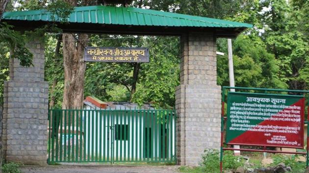 Nandhaur, notified as a wildlife sanctuary in 2008, has 45 tigers. (HT File) Nandhaur, notified as a wildlife sanctuary in 2008, has 45 tigers. (HT File)