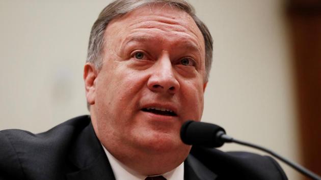 US Secretary of State Mike Pompeo testifies at a hearing of the U.S. House Foreign Affairs Committee on Capitol Hill in Washington, US.(REUTERS File Photo)