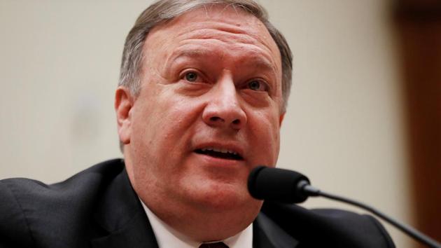 US Secretary of State Mike Pompeo testifies at a hearing of the U.S. House Foreign Affairs Committee on Capitol Hill in Washington, US.(REUTERS File Photo) US Secretary of State Mike Pompeo testifies at a hearing of the U.S. House Foreign Affairs Committee on Capitol Hill in Washington, US.(REUTERS File Photo)