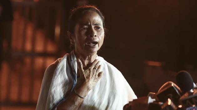 West Bengal chief minister Mamata Banerjee in New Delhi.(Burhaan Kinu/HT File Photo)