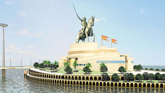 Shivaji Memorial Off Mumbai Coast Gets Nod To Be 210 M Tall Hindustan Times An international monument memorial of chhatrapati shivaji maharaj. shivaji memorial off mumbai coast gets