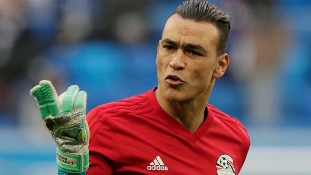 Egypt's Essam El-Hadary has a chance to become the oldest footballer in FIFA World Cup history. (REUTERS) Egypt's Essam El-Hadary has a chance to become the oldest footballer in FIFA World Cup history. (REUTERS)