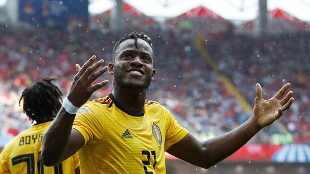 Michy Batshuayi had three chances of scoring a goal but he missed. (REUTERS)