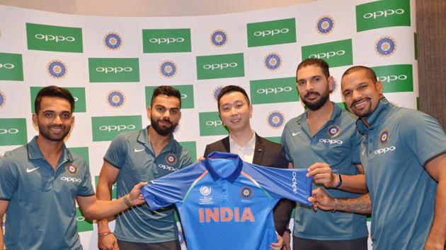 OPPO’s masterstroke in India is undoubtedly its partnership with the national cricket team in April 2017.(OPPO)