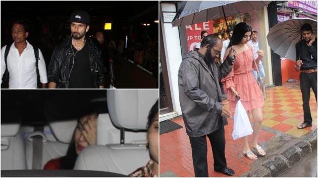 Shahid Kapoor and Khushi Kapoor had an eventful Sunday. (Viral Bhayani) Shahid Kapoor and Khushi Kapoor had an eventful Sunday. (Viral Bhayani)