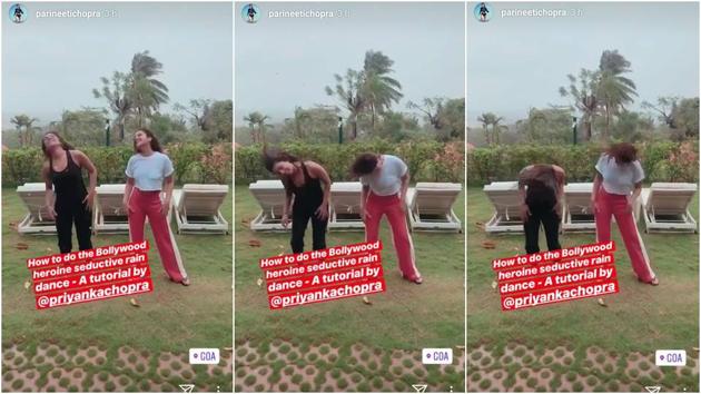 Priyanka Chopra and Parineeti are having a lot of fun in Goa. Priyanka Chopra and Parineeti are having a lot of fun in Goa.