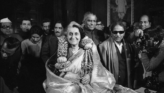 June 25 marks the day when Former Prime Minister Indira Gandhi had declared a state of emergency in the country.(HT Archive photo)