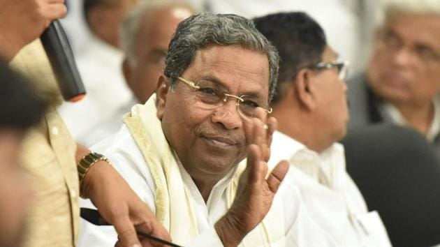 Former chief minister of Karnataka and Congress leader Siddaramaiah. (Arijit Sen/HT file photo) Former chief minister of Karnataka and Congress leader Siddaramaiah. (Arijit Sen/HT file photo)