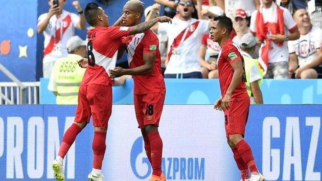 Peru won the game 2-0. (AP) Peru won the game 2-0. (AP)