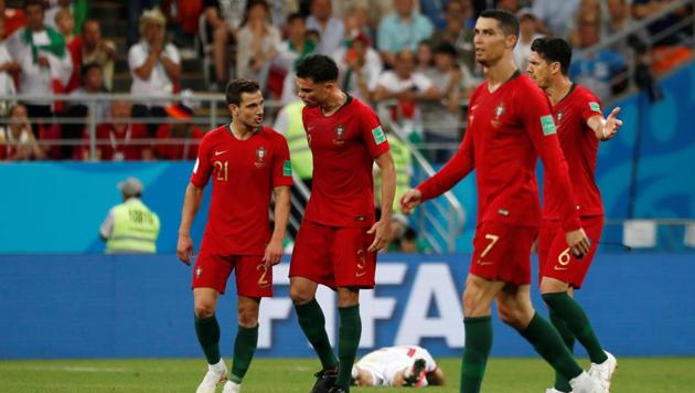 Portugal registered a 1-1 draw vs Iran in their Group B FIFA World Cup 2018 match at the Mordovia Arena, Saransk, Russia on June 25, 2018 to qualify for the round of 16. (REUTERS)