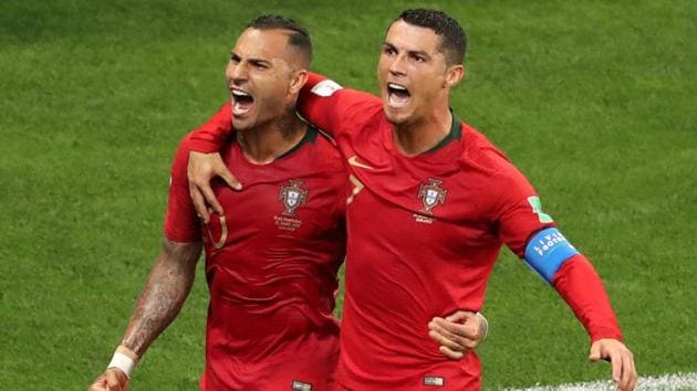 Get highlights of FIFA World Cup 2018 Group B Portugal vs Iran match here. Cristiano Ronald-led Portugal registered a 1-1 draw vs Iran and sealed a Round of 16 spot from Group B.(REUTERS)
