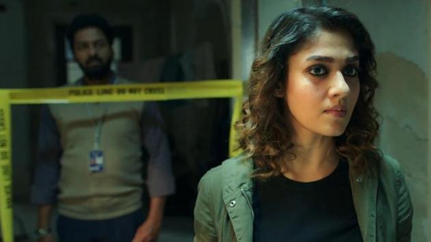 Imaikkaa trailer features Nayanthara as the cop, Anurag Kashyap as the villain.