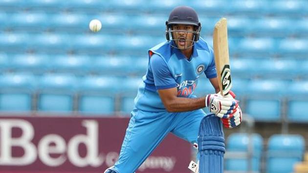 Mayank Agarwal has been in fine form for India A in the ongoing Tri-nation ‘A’ series involving England Lions and West Indies A.(Twitter)