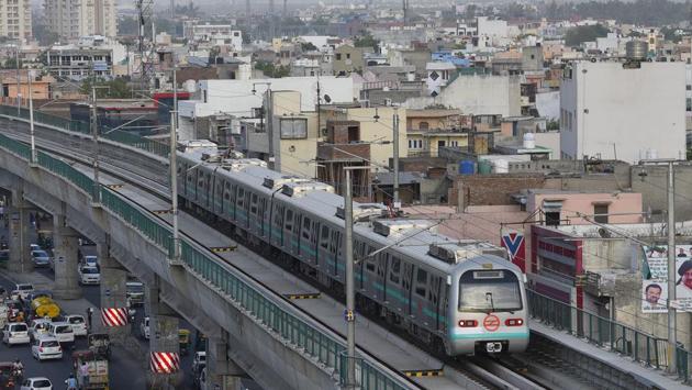 Metro construction will pick pace in the country with the Union finance ministry recently giving “in-principle” approval to five proposed metro projects in Indore, Bhopal, Kanpur, Agra, and Delhi, with an estimated cost of Rs 1.07 lakh crore. Besides the five projects, the Rs 32,000 crore Delhi-Meerut corridor of the proposed Rapid Rail Transit System also got the in-principle nod from the finance ministry. (Sanchit Khanna / HT File)