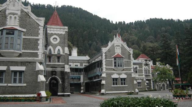 The Uttarakhand high court building in Nainital. (HT Photo) The Uttarakhand high court building in Nainital. (HT Photo)