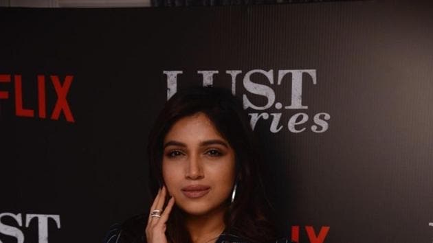 Bhumi Pednekar at the special screening of Netflix show titled Lust Stories. (IANS) Bhumi Pednekar at the special screening of Netflix show titled Lust Stories. (IANS)