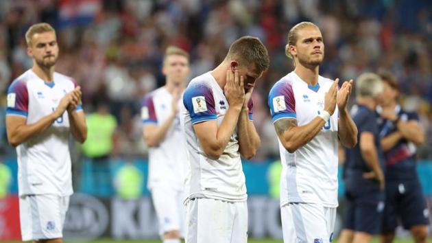 Iceland lost to Croatia in their final group game at the FIFA World Cup 2018.(REUTERS)