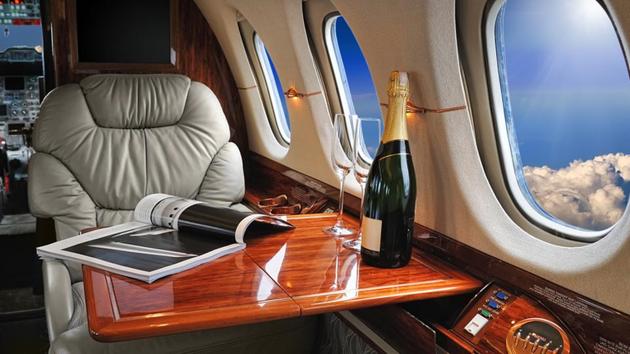 Business class suite on an aircraft.(Shutterstock)