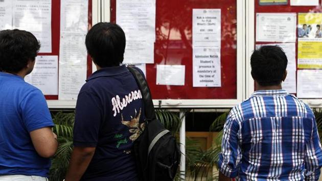 The first seat allotment list will be out on July 5.(HT File Photo/Used for representational purpose)