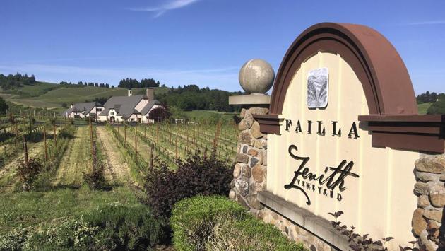The Failla Oregon winery is seen near Salem, Oregon. Based in California’s Napa Valley, Failla recently bought 80 acres in the Van Duzer Corridor nearby. Winemakers and vineyard owners in a 246-square-kilometer section of the corridor have applied to become the newest American Viticultural Area, with the ocean wind its predominant feature. (Andrew Selsky / AP) The Failla Oregon winery is seen near Salem, Oregon. Based in California’s Napa Valley, Failla recently bought 80 acres in the Van Duzer Corridor nearby. Winemakers and vineyard owners in a 246-square-kilometer section of the corridor have applied to become the newest American Viticultural Area, with the ocean wind its predominant feature. (Andrew Selsky / AP)