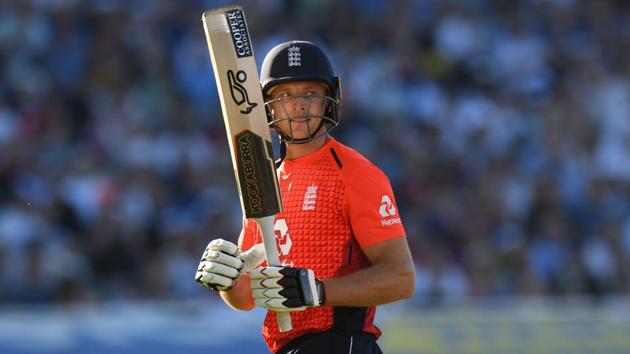 England's Jos Buttler blasted 275 runs at a staggering average of 137.50 and a breathtaking strike rate of 112.70 during the recent five-match ODI series vs. Australia.(AFP)